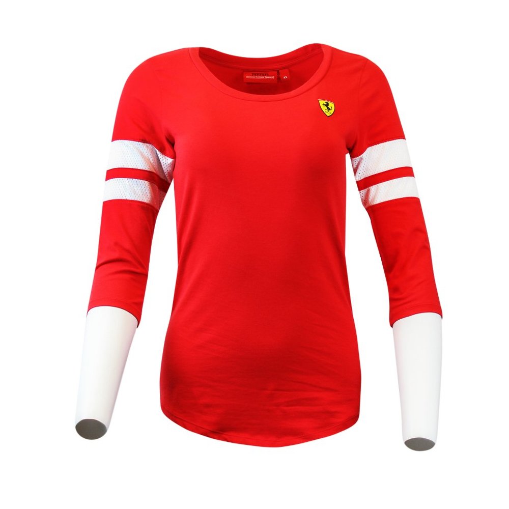 Ferrari Woman's Long Sleeve Race Shirt